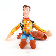(33cm Woody(No Sticker)) Toy Story Plush Doll Outside Car Hanging Funny toy