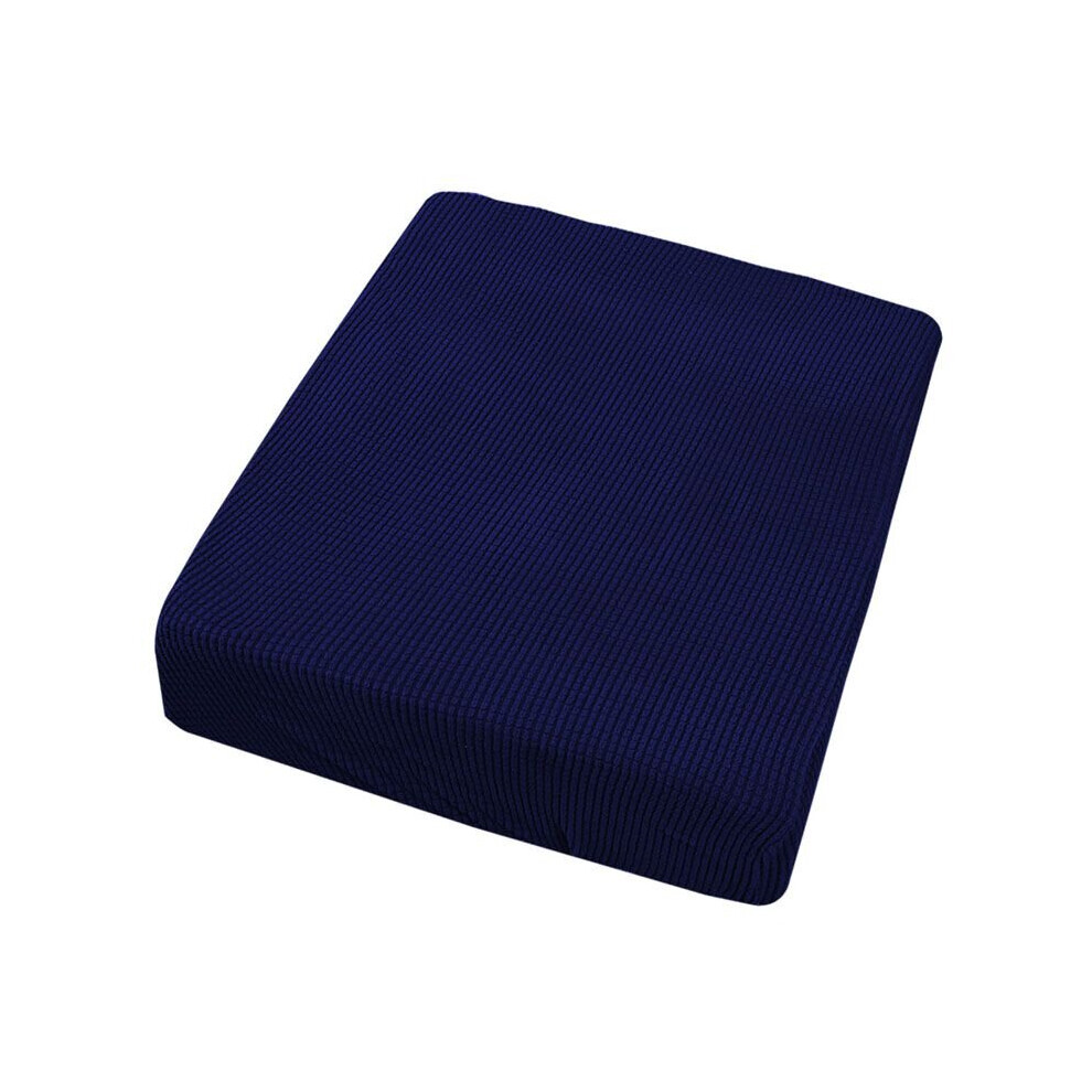 (Navy Blue, 1 Seater) Couch Seat Cushion Cover Furniture Protector