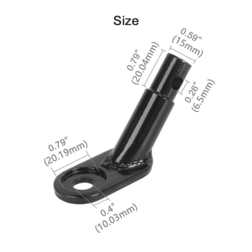 Bike Trailer Hitch Coupler, Steel Connector With Quick Release 1