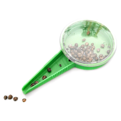 Garden Seed Planter Dispenser Sower Planter Dial Hand Held Tools Plastic Seeder 2