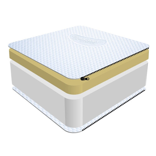 (3FT Single 90cm) Sareer Diamond 6+2 Memory Foam Mattress 2