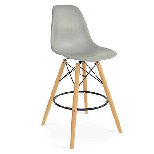 (LIGHT GREY ) Classic Design Eiffel Tower Inspired Bar stool