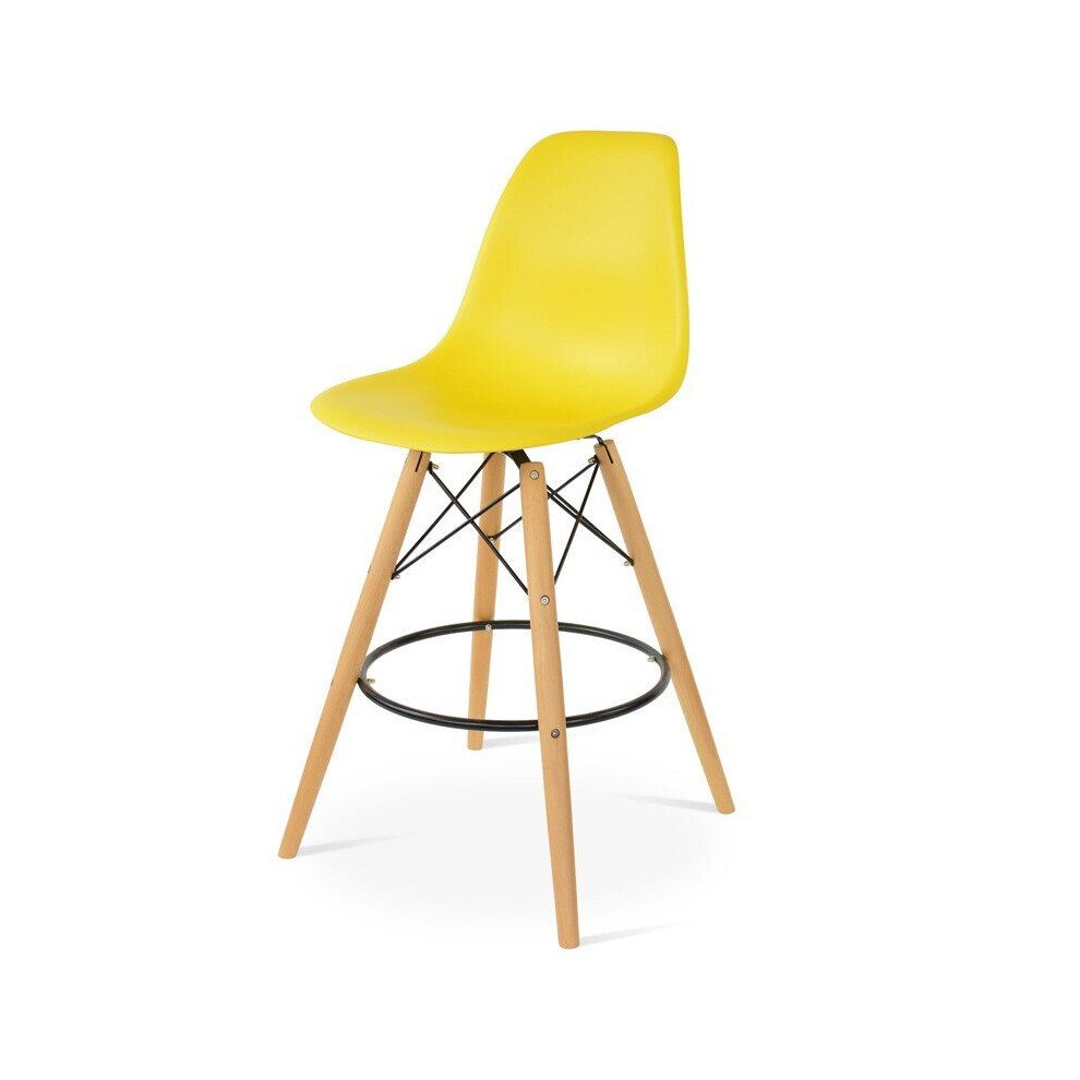 (YELLOW ) Classic Design Eiffel Tower Inspired Bar stool