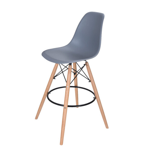 (DARK GREY ) Classic Design Eiffel Tower Inspired Bar stool