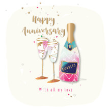 Happy Anniversary Embellished Anniversary Greeting Card Talking Pictures Cards