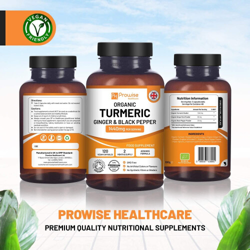 Turmeric Curcumin 1440mg with Black Pepper & Ginger 1