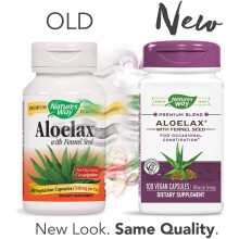 Nature's Way, Aloelax with Fennel Seed, 100 Vegan Capsules