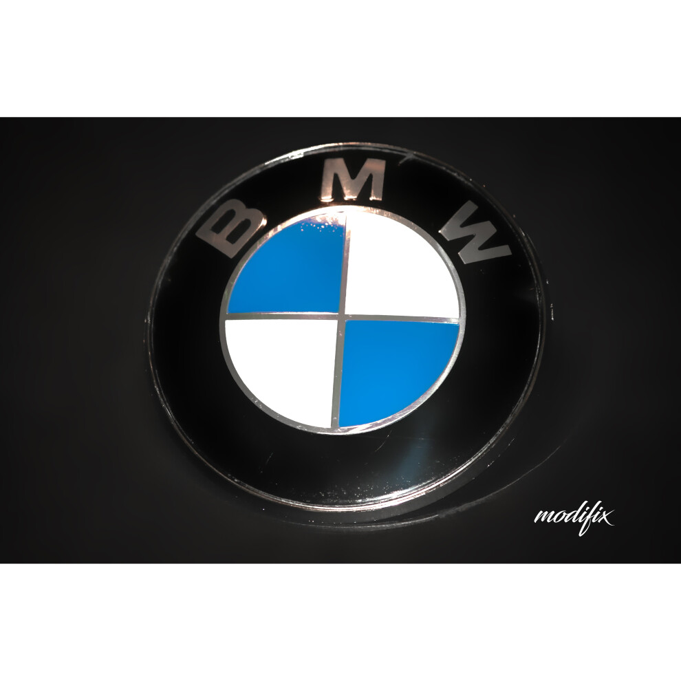 Modifix - BMW Badge Emblem Logo Replacement Front Rear 82mm for BMW 1 2 3 4 5 6 7 Series M Sport