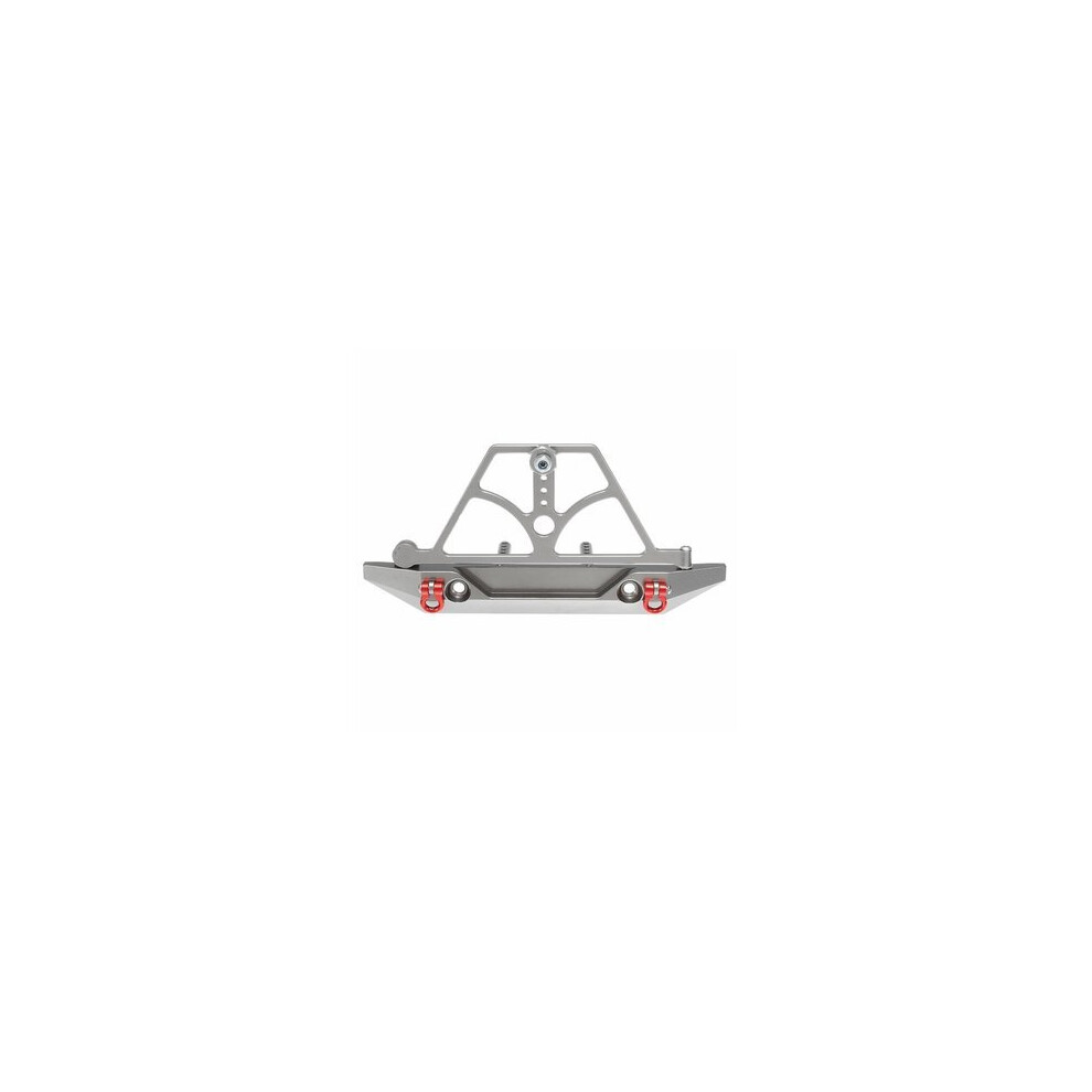Cnc Aluminum Rear Bumper For 1/10 Axail Scx10 Rc Climbing Crawler Car Silver 5202984939450