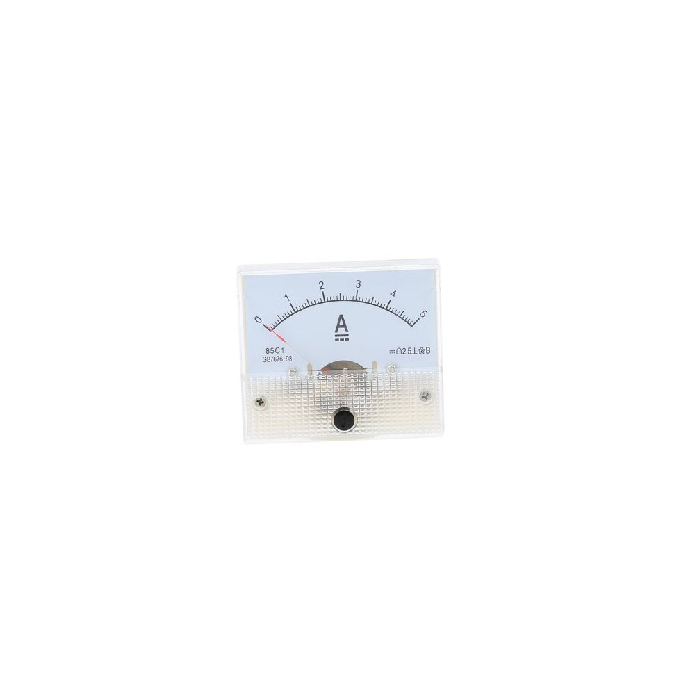 2Pcs 85C1-Dc5a/ 85C1-Dc10a Dc Ammeter Pointer Head Current Meter 04 Voltage 8651963789444