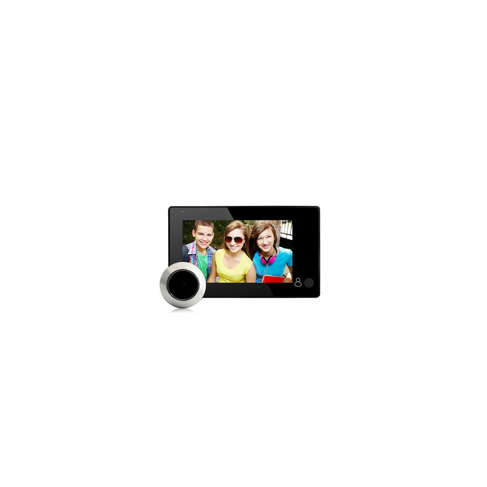 43Ch Peephole Viewer Doorbell 145 Degree Wide Viewing Video Intercom Built-In 4Pcs Ir Led 4151093601806