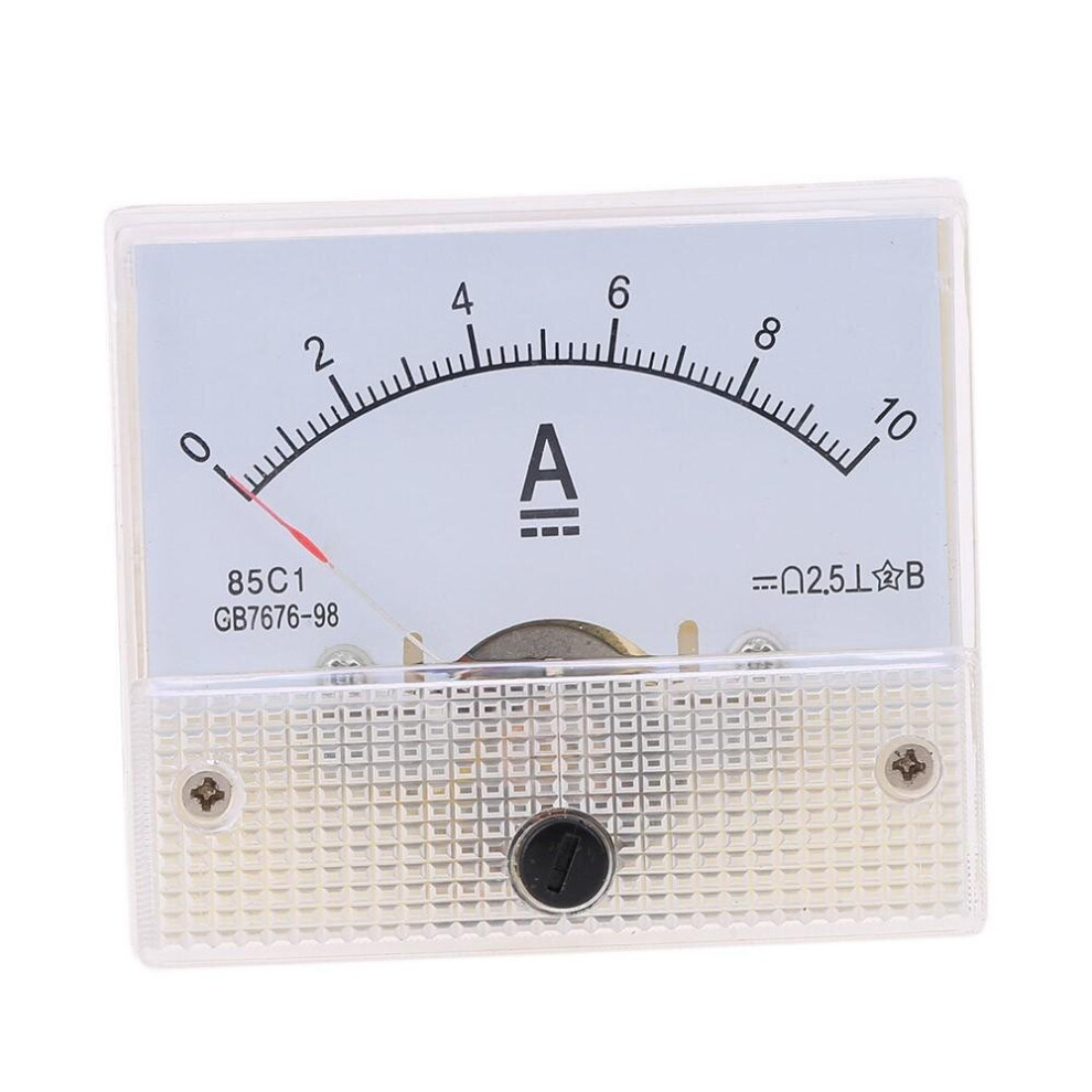 2Pcs 85C1-Dc5a/ 85C1-Dc10a Dc Ammeter Pointer Head Current Meter 05 Voltage 8651963789437