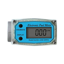 1 inch Electronic Turbine Diesel Gasoline Kerosene Fuel Flow Meter