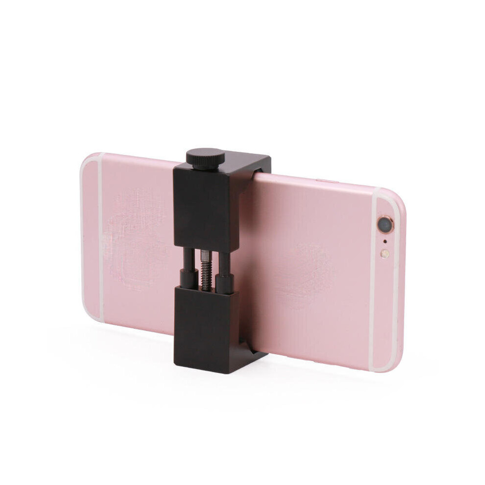 Universal Aluminum Metal Smartphone Tripod Mount Adapter Holder Clip Black 4151093671304