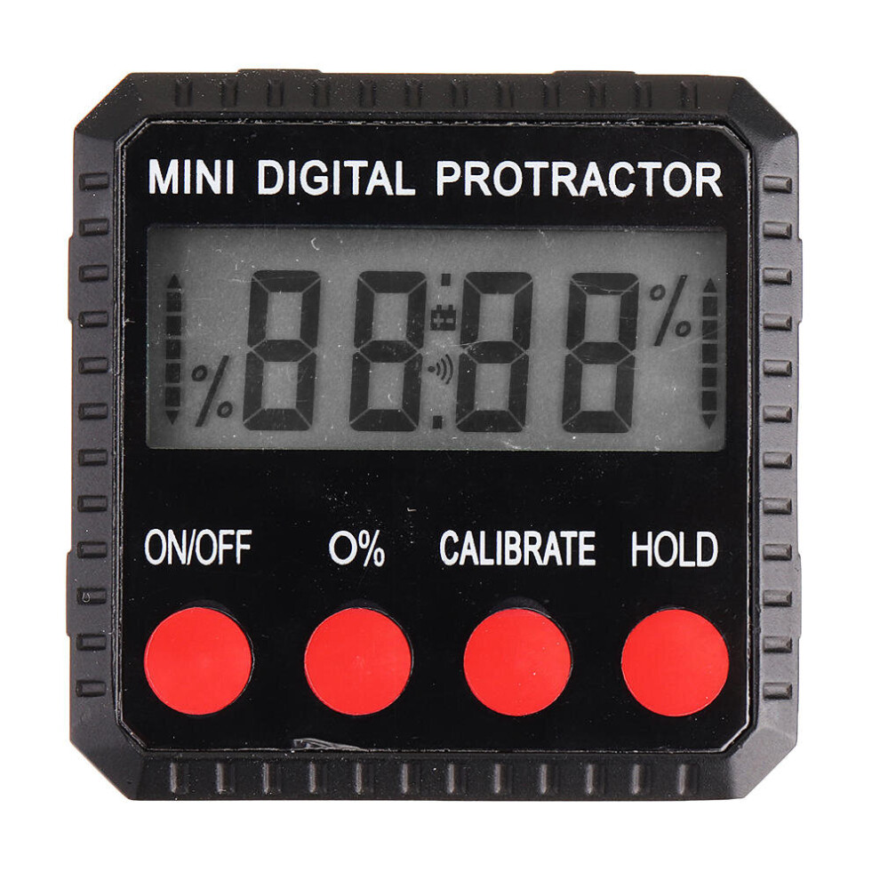 360 Degree Mini Digital Display Level Angle Protractor Inclinometer Measuring Magnet Tools 840079348135