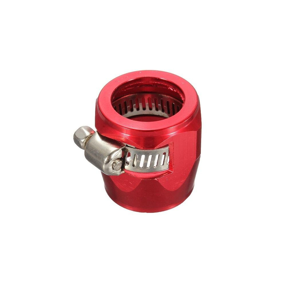 2PCS  AN6 15mm Car Hose End Finish Fuel Oil Water Pipe Clamp Clip RED COLOR-image-OPC-P79BWQH-NEW