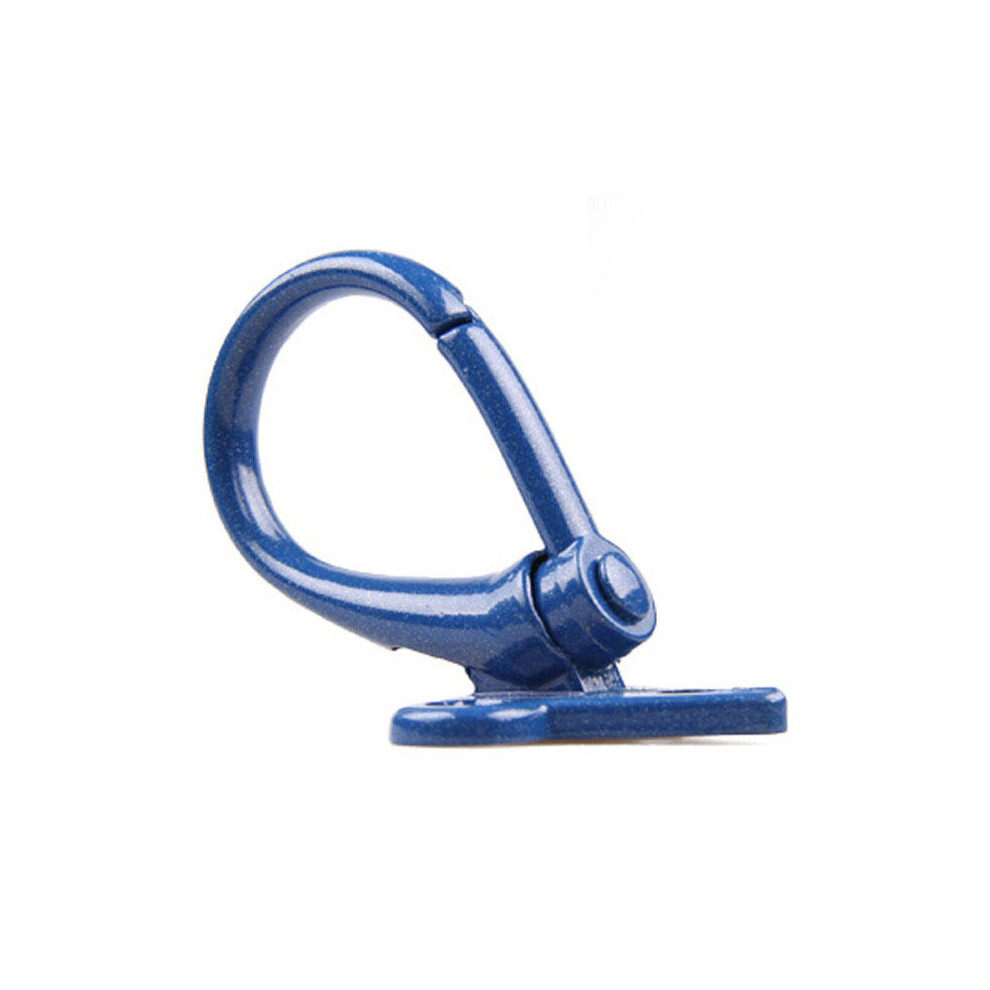 2 Pcs Motorcycle Luggage Hooks Aluminum Scooter Blue 4191026510751