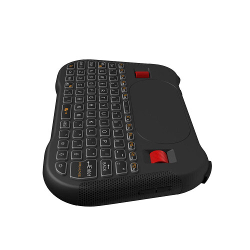 T18 English 2.4GHz Wireless Keyboard Air Mouse Touchpad Handheld Backlight Controller for TV BOX Mini PC Computer 2