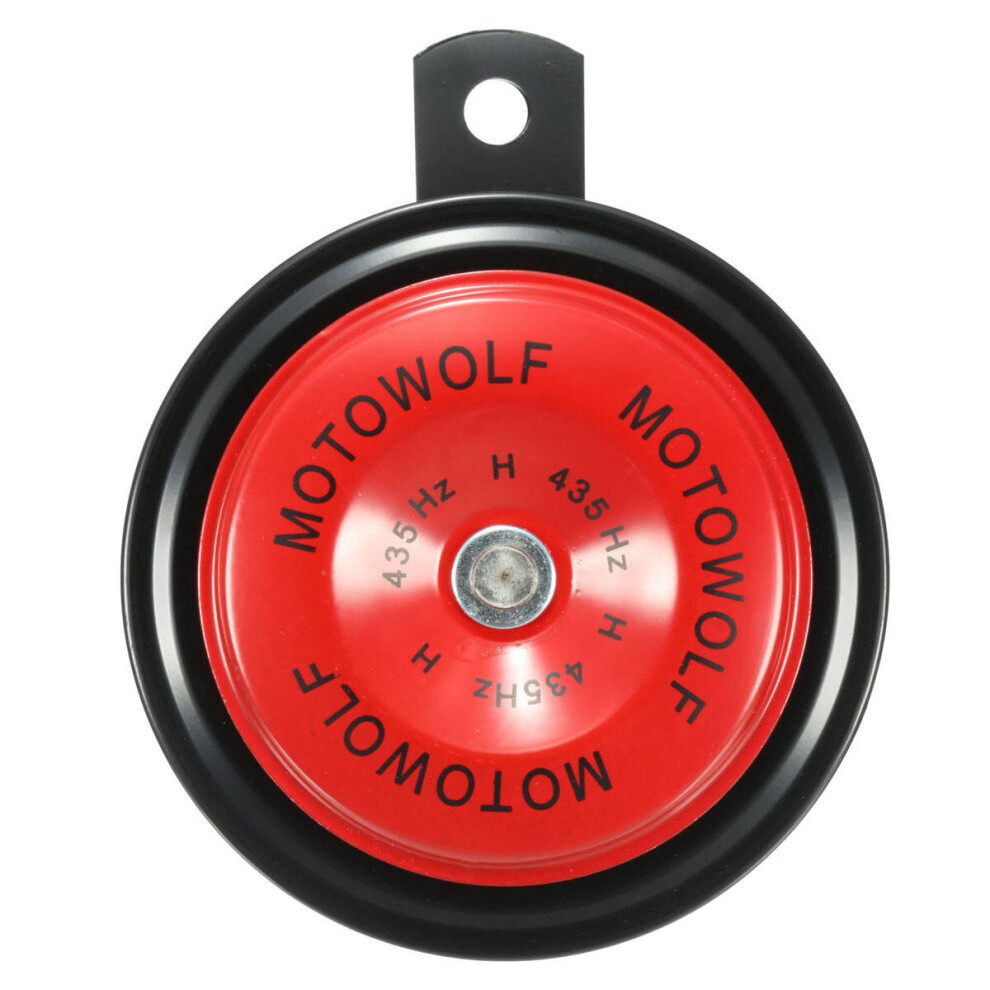 5Pcs 12V 435Hz 110Db Snail Horn Waterproof Loudspeaker Motorcycle Car Color Red 4191026512144
