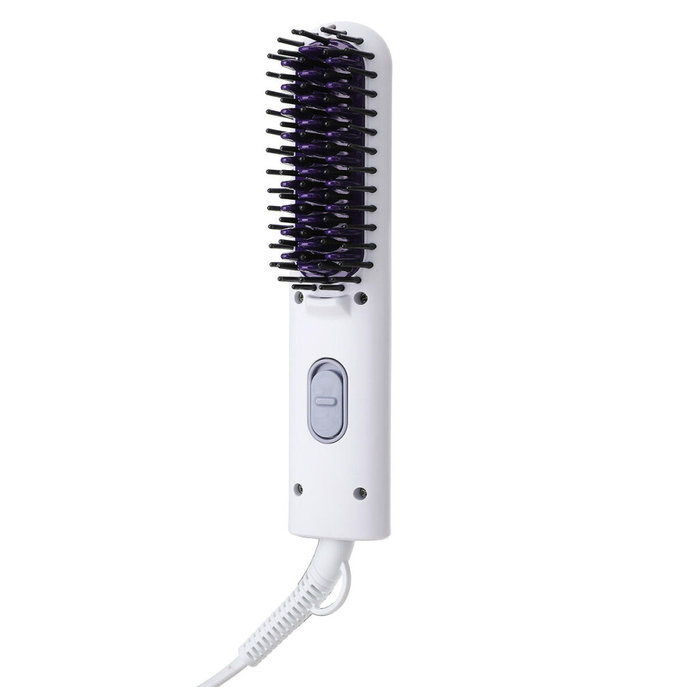 220V 80W Electric Hair Brush Straightener Curler Curling Comb PTC Heating Salon Hairdressing Tool