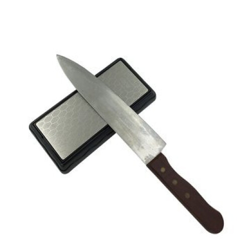 Double Sided Diamond Whetstone Kitchen Cutter Sharpener Tools Sharpen Stone 400# 1000# Grit HT324 1