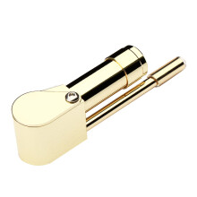 Portable Brass Metal Smoke Pipe Storage Cylinder Brass Chamber Pipes