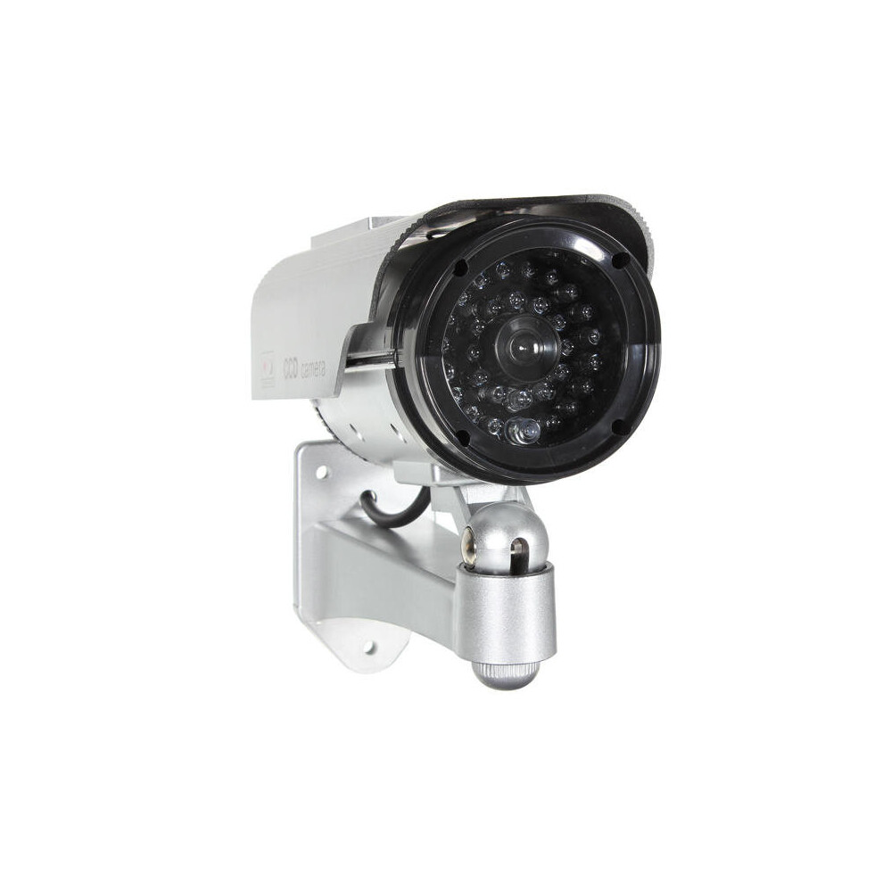 Solar Power Fake Cctv Security Surveillance Outdoor Flash Led Camera 4191026518900