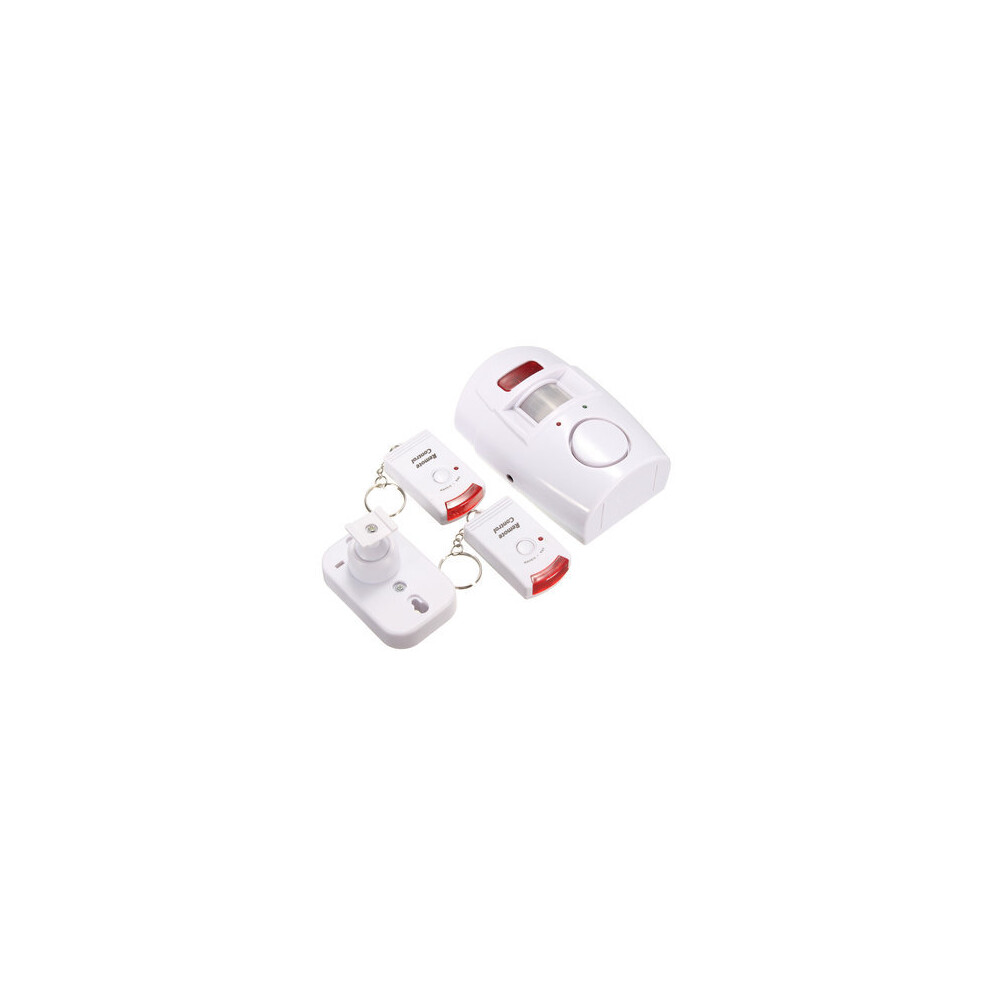 2 In 1 Motion Wireless Infrared Security Alarm Chime Alarm Home Detector With Remote Control+Holder 4151093677269