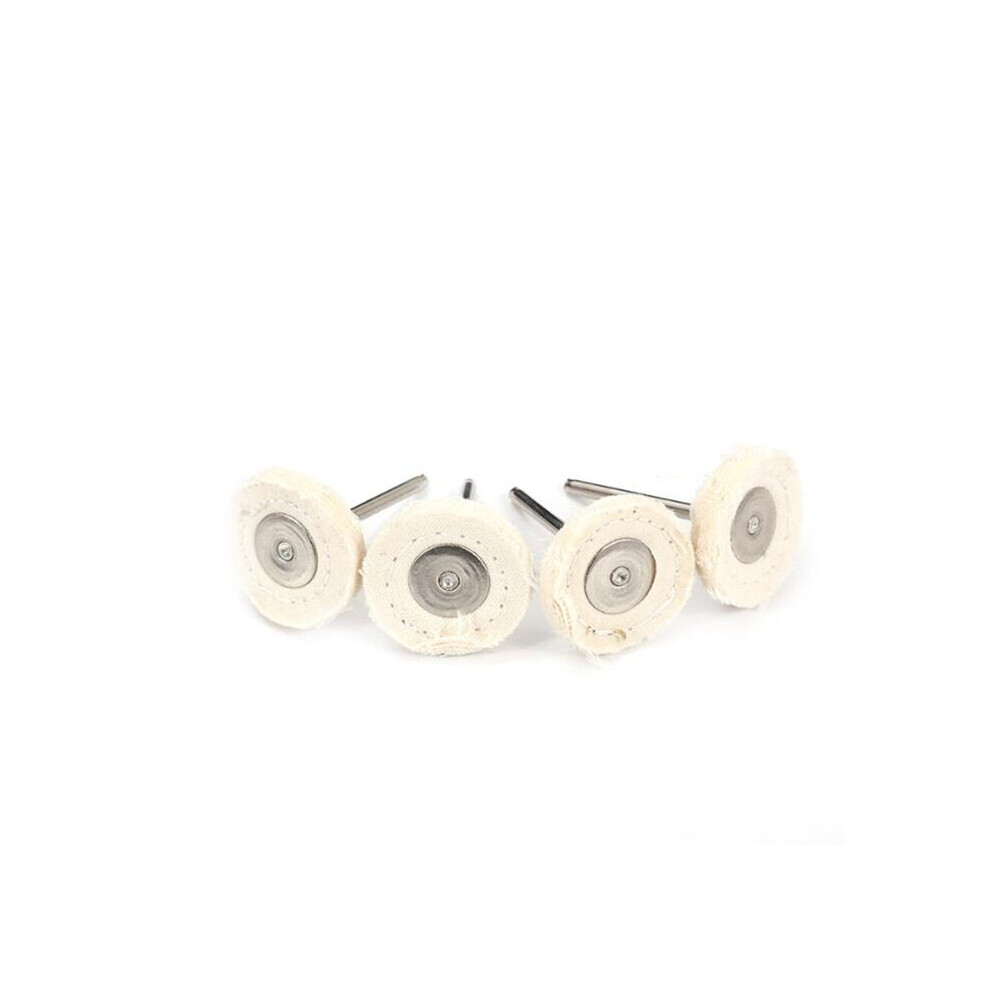 15Pcs 25Mm Diameter Felt Cloth Polishing Buffing Wheel For Rotary Tool 840079349125
