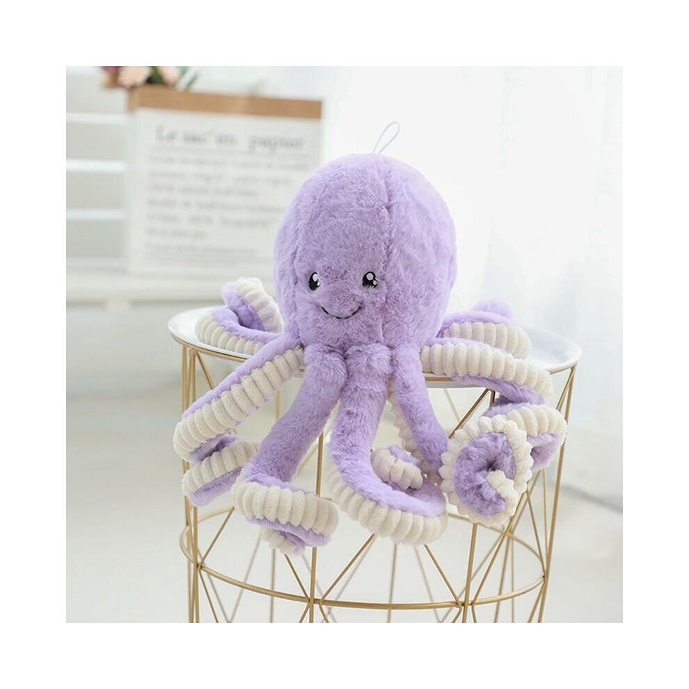 (, 40Cm) 15.7''Octopus Plush Stuffed Toy Pillow Plush Gift Purple