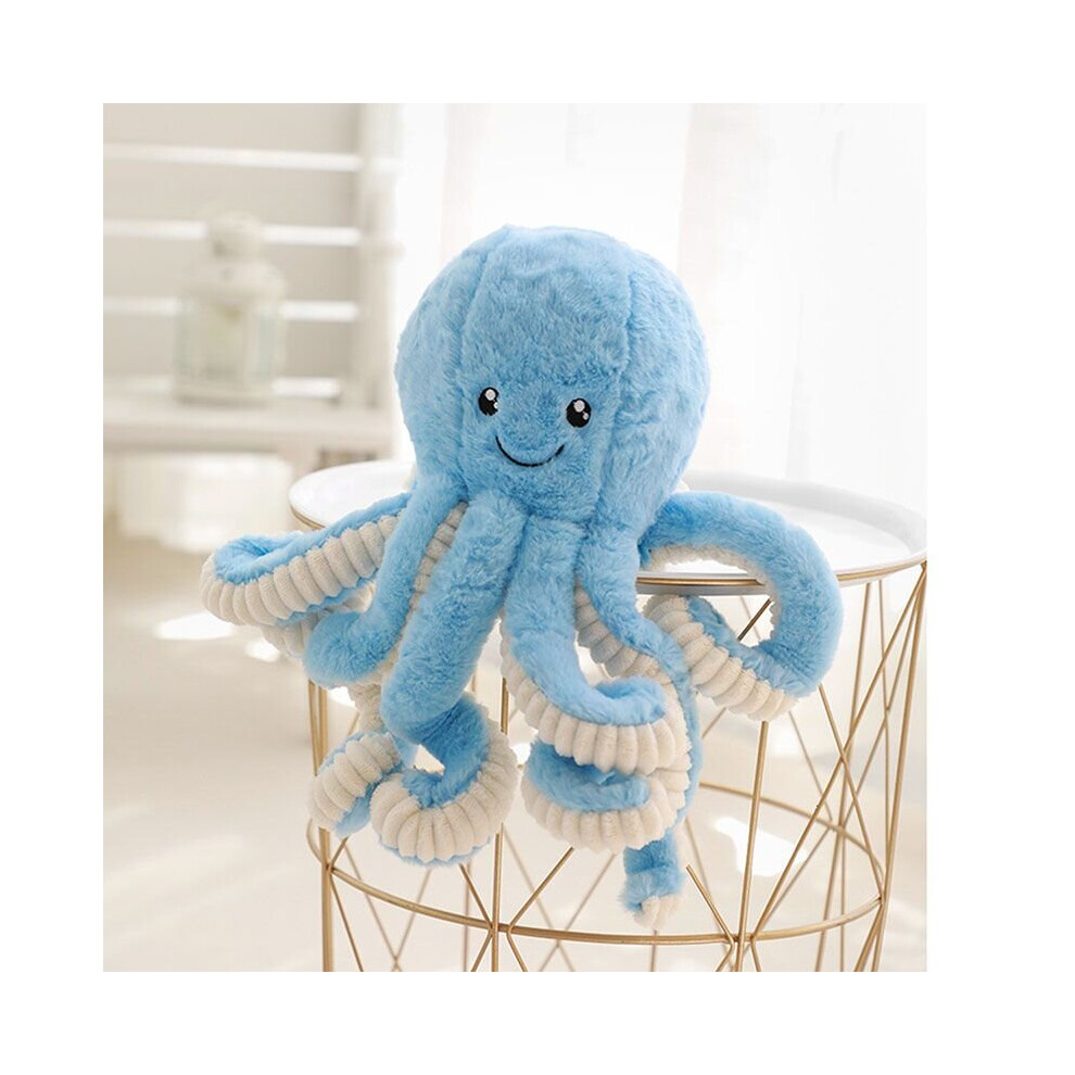 (, 40Cm) 15.7''Octopus Plush Stuffed Toy Pillow Plush Gift Blue