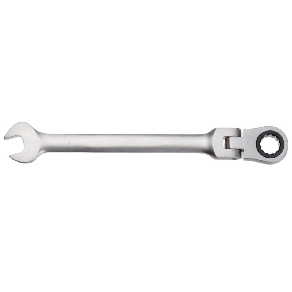 Flexible Head Wrench Ratchet Metric Spanner Open End And Ring Wrenches Tool 869692697819