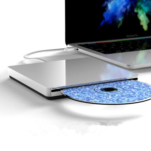 Type-C External DVD Burner Ultra-thin External CD/DVD Player Optical Drive for PC Laptop Windows 2