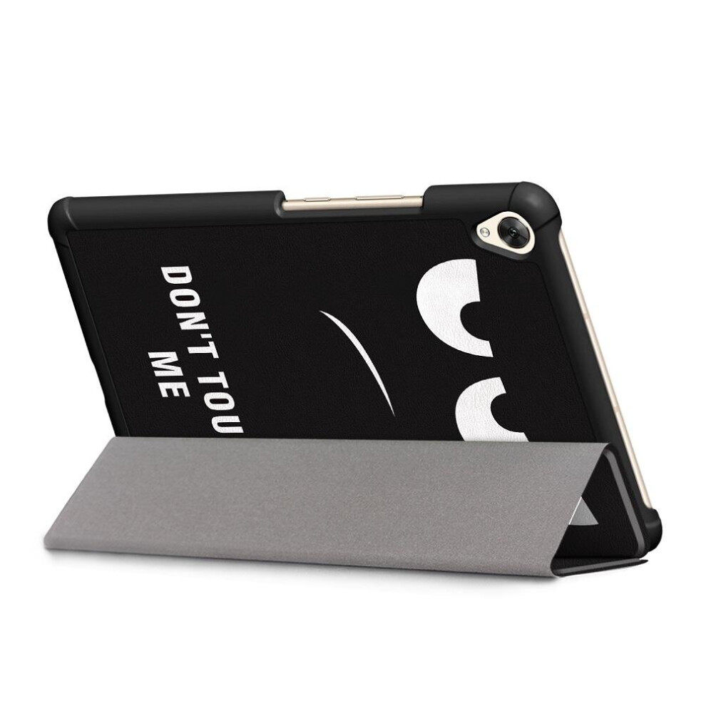 Tri Fold Printing Case Cover For 8.4 Inch Huawei Mediapad M6 Tablet Big Eyes 6441594785234