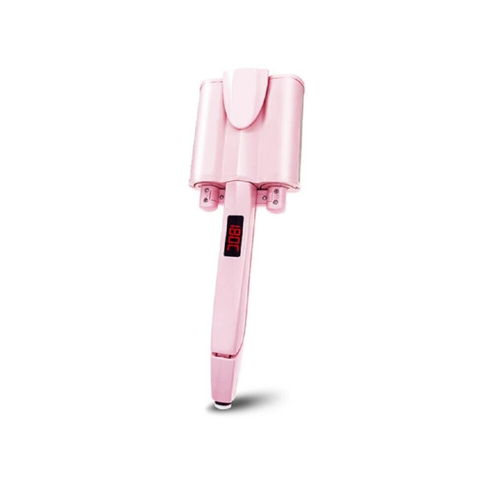 Ceramic Three Tubes Hair Curlers Digital Display Hair Wave Waver Curling Iron Curler Wand Style