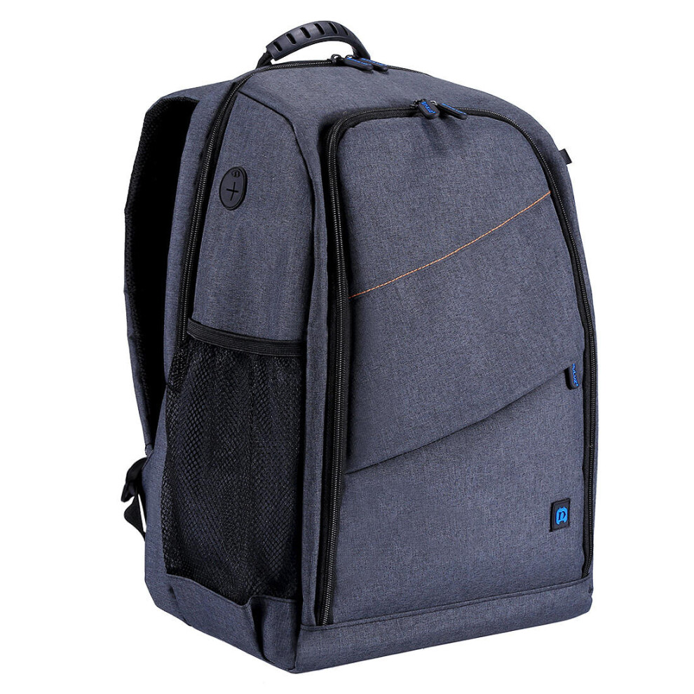 Pu5011 Outdoor Portable Waterproof Scratch-Proof Dual Shoulders Backpack Camera Bag Gray 4151093605347