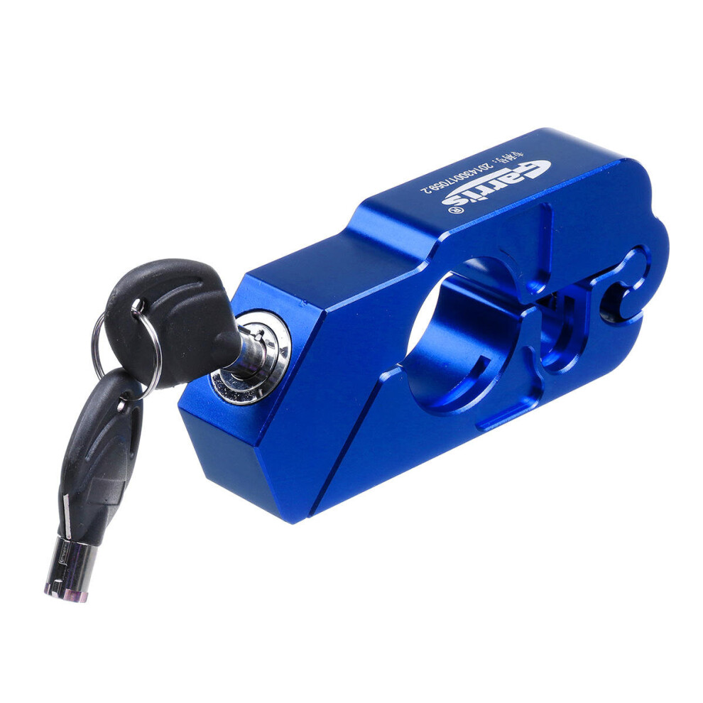 Aluminum Handlebar Security Motorcycle Bike Brake Lock For Kawasaki/Honda/Yamaha/Suzuki/Benelli Color Blue 5202984937814