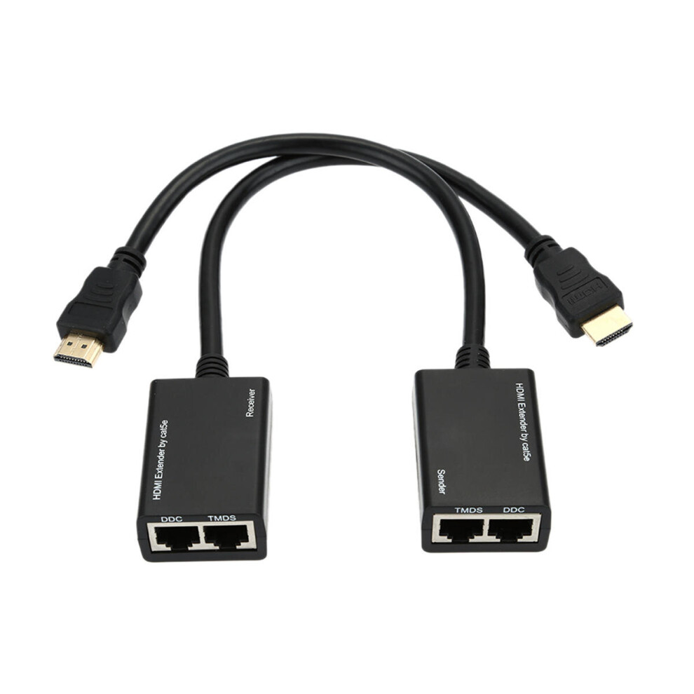 High Definition Multimedia Interface Rj45 Cat6 Cat5e Cable Lan Ethercom Extender Up To 30M Video 4191026531527