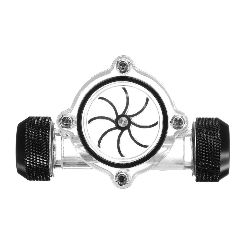 G1/4" Flow Indicator Flow Meter For Visually Monitoring Coolant Flow Water Cooling Meter 840079130914
