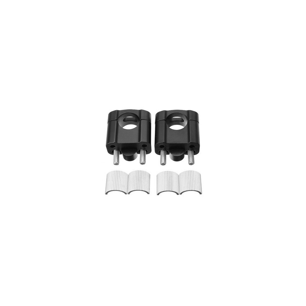 22Mm 28Mm Universal Motorcycle Handlebar Clamp Riser Taper Dirt Bike Color Black 5202984947745
