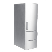 USB Small Car Refrigerator Office Computer Ice Refrigerating Heating DC 5V