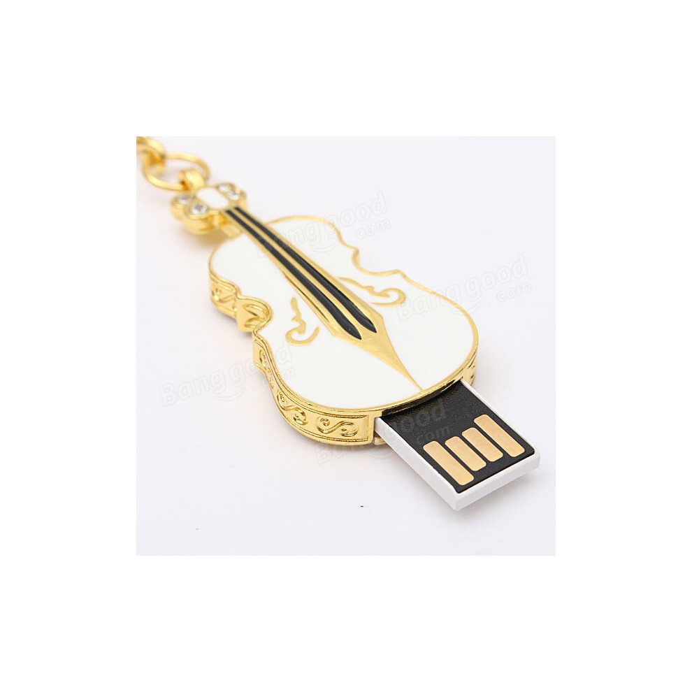 32Gb Cute Guitar Style Usb 2.0 Flash Drive Storage Memory Pen U Disk 840079132116