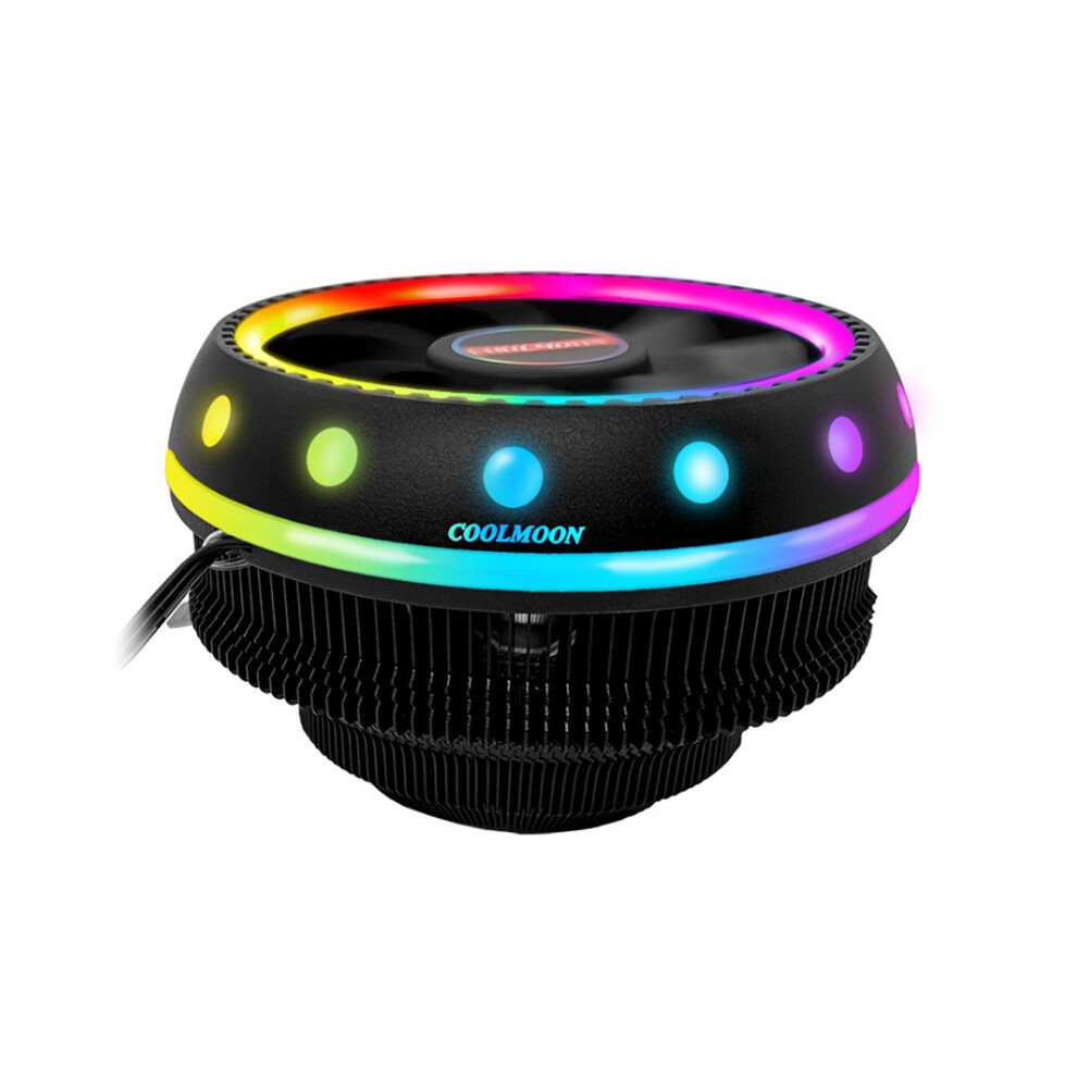 Dc 12V 3Pin Ufo Colorful Backlight 100Mm Cpu Cooling Fan Pc Heatsink For Intel/Amd For Pc Computer Case 840079130921