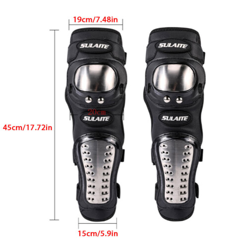 4Pcs Sets Motorcycle Elbow Knee Pad Protective Safety Gear Protector Guards Kit 2