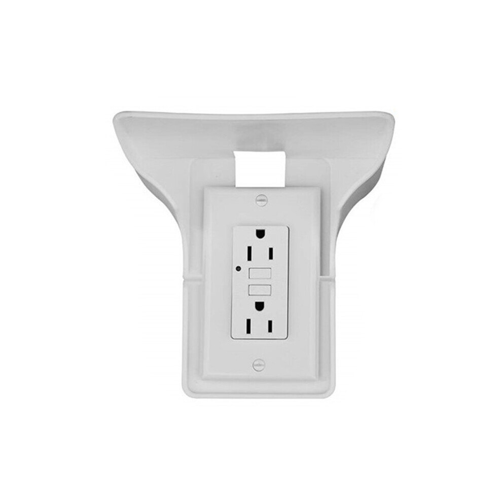 2Pcs Wall Outlet Shelf Socket Mobile Phones Holder Kitchen Bathroom Storage Rack 840079081575