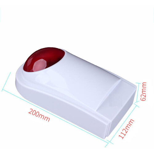 433Mhz Wireless Smart Home Security Smart Alarm Hub Alarm Sirens Strobe Sensor Night Light EU Plug Security Alarms System 2