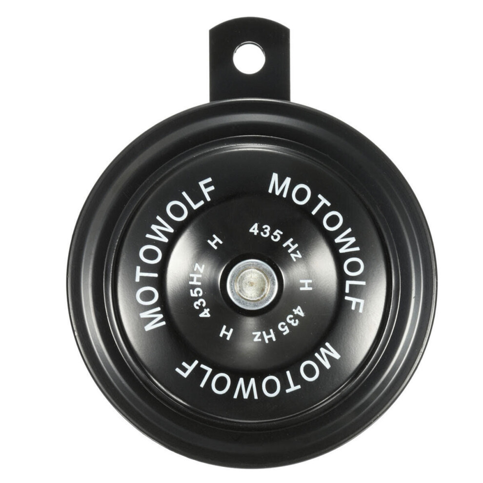 5Pcs 12V 435Hz 110Db Snail Horn Waterproof Loudspeaker Motorcycle Car Color Black 4191026512137