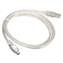 1.2M USB2.0 To 4pin 1394 Data Cable IEEE Cable DV Capture Card Line Suitable for Digital Cameras