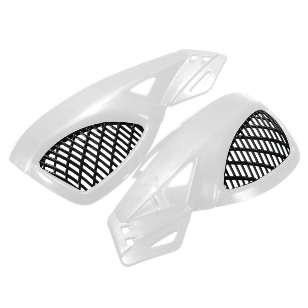 2Set 22Mm Motorcycle Motocross Handguards Hand Guards For Honda/Suzuki/Yamaha Ktm Atv Dirt Bikes Off Road Color White 5202984938804