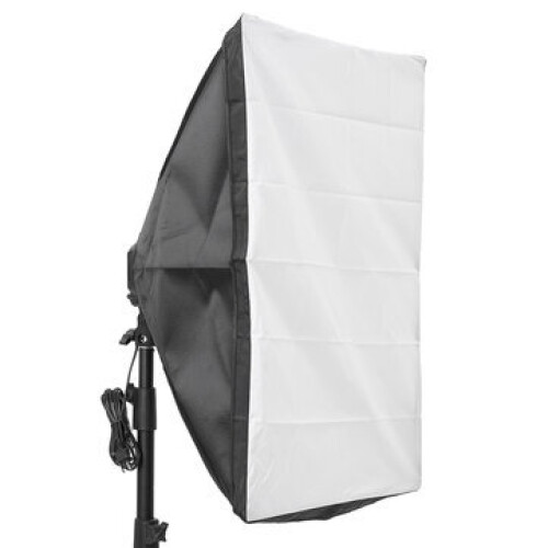 Photo Video Studio Lighting 50x70cm Softbox Light 4 Socket E27 Lamp Holder Kit 2